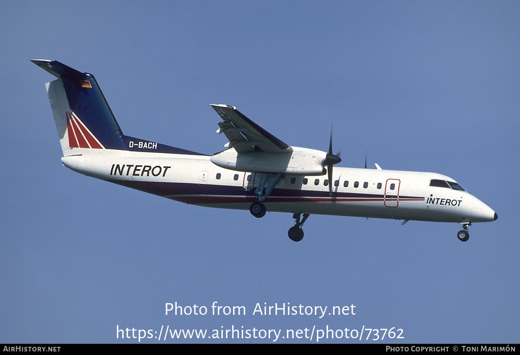 Aircraft Photo of D-BACH | De Havilland Canada DHC-8-314 Dash 8 | Interot Airways | AirHistory.net #73762