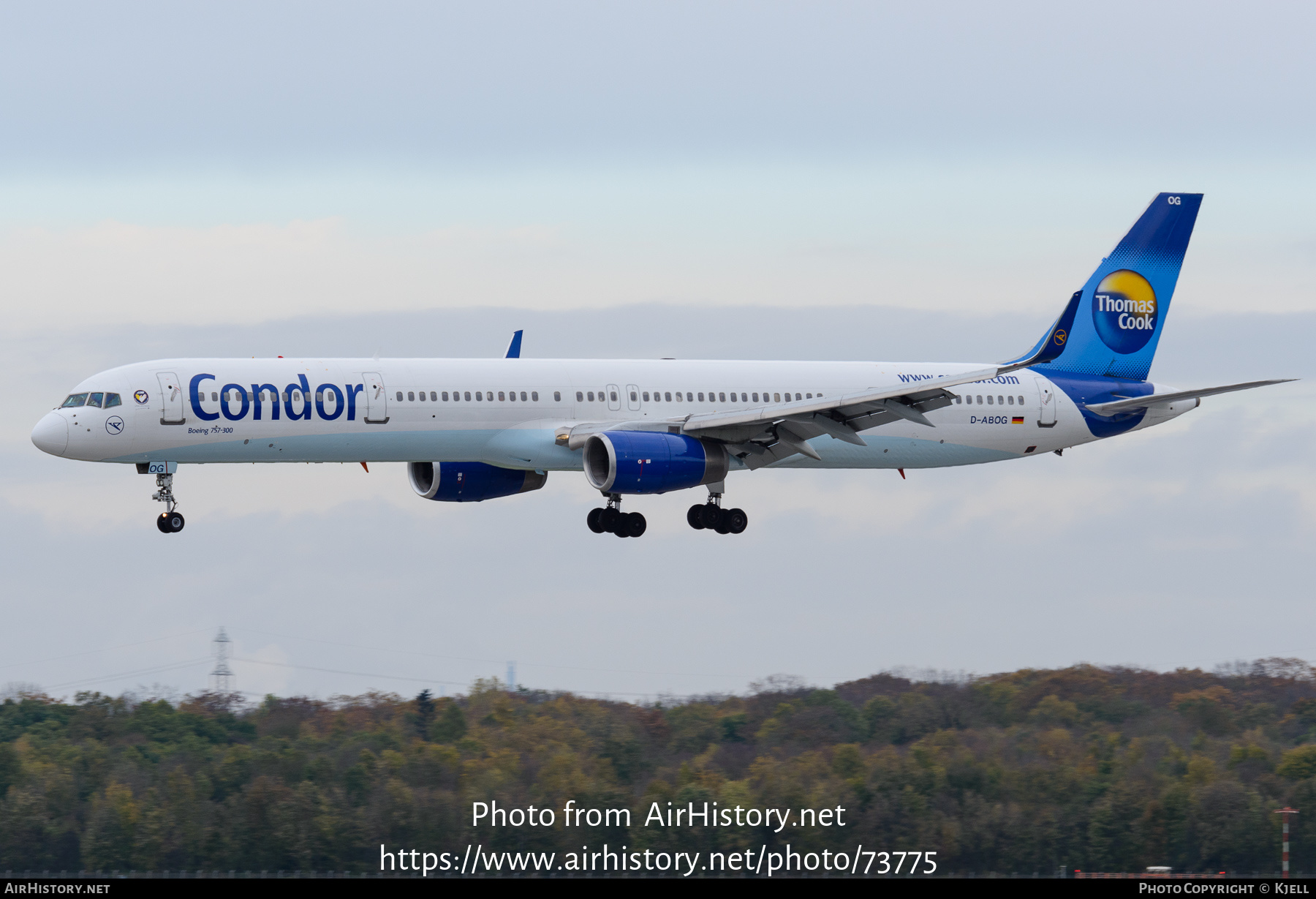 Aircraft Photo of D-ABOG | Boeing 757-330 | Condor Flugdienst | AirHistory.net #73775