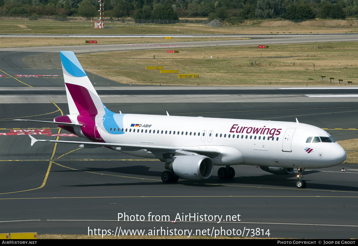 Aircraft Photo of D-ABHF | Airbus A320-214 | Eurowings | AirHistory.net #73814