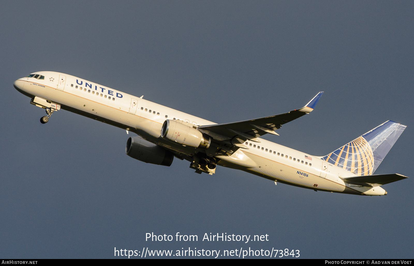 Aircraft Photo of N14106 | Boeing 757-224 | United Airlines | AirHistory.net #73843