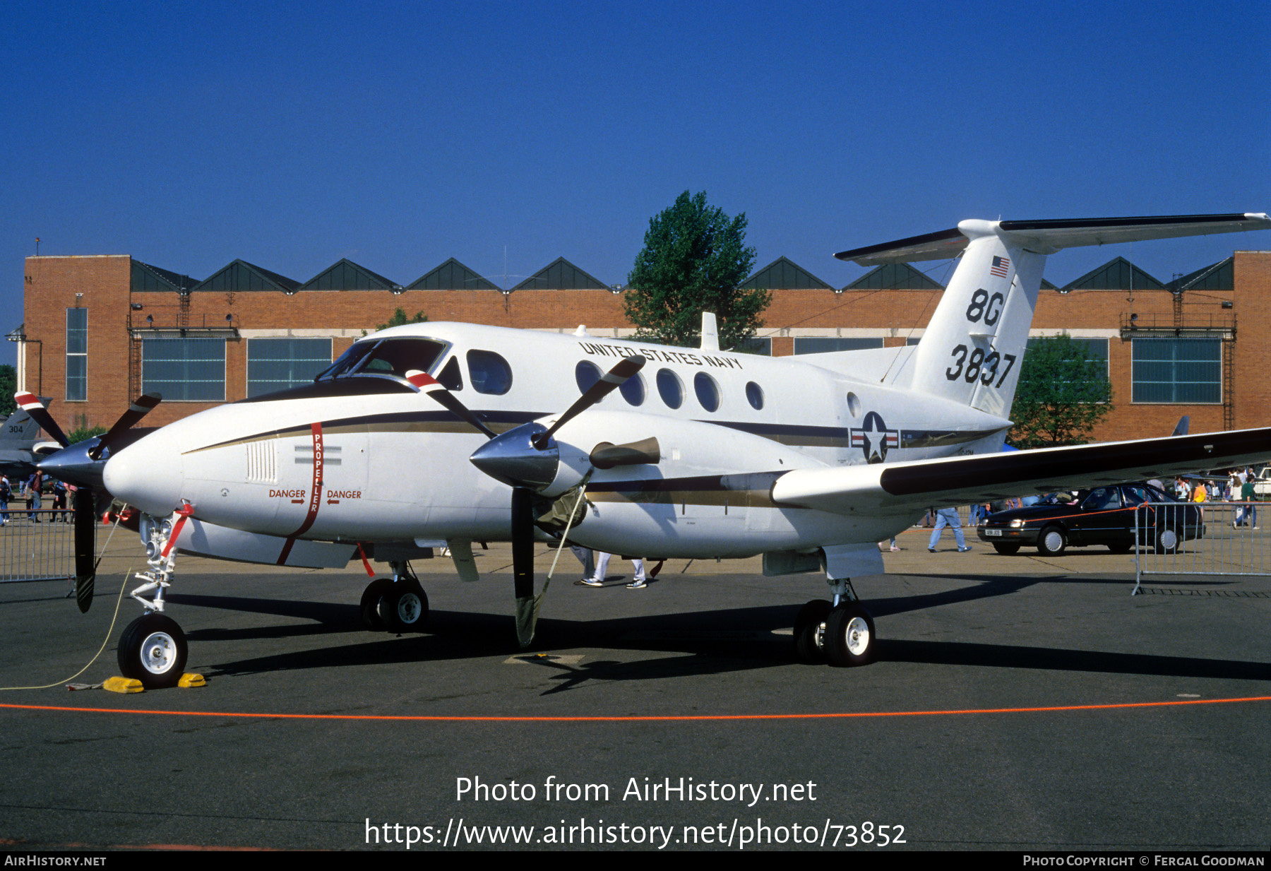 Aircraft Photo of 163837 / 3837 | Beech UC-12M Super King Air (A200C) | USA - Navy | AirHistory.net #73852