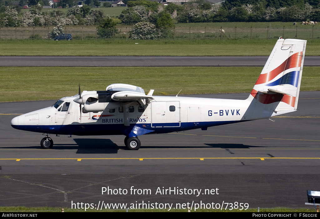 Aircraft Photo of G-BVVK | De Havilland Canada DHC-6-300 Twin Otter | British Airways | AirHistory.net #73859