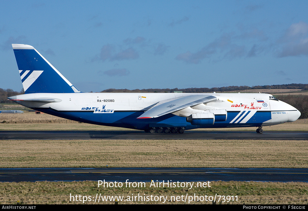 Aircraft Photo of RA-82080 | Antonov An-124-100 Ruslan | Polet Flight | AirHistory.net #73911