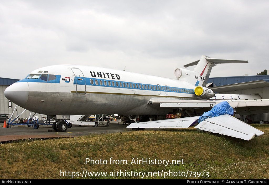 Aircraft Photo of N7001U | Boeing 727-22 | United Air Lines | AirHistory.net #73923