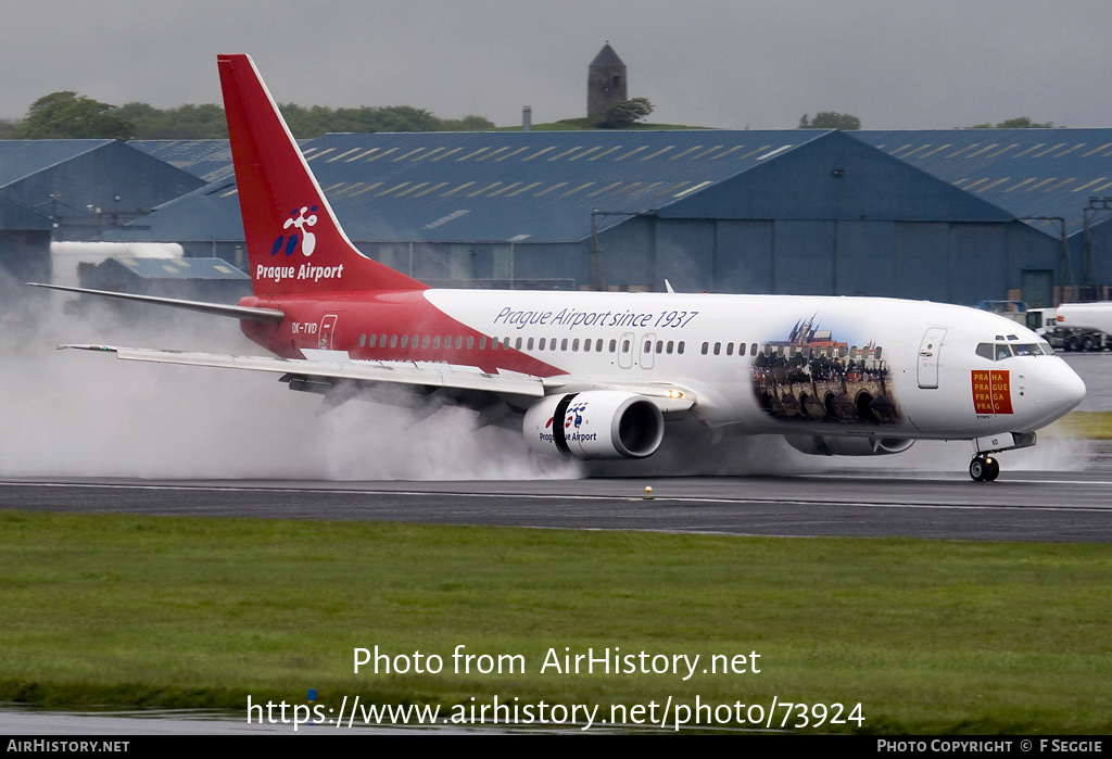 Aircraft Photo of OK-TVD | Boeing 737-86N | Travel Service | AirHistory.net #73924