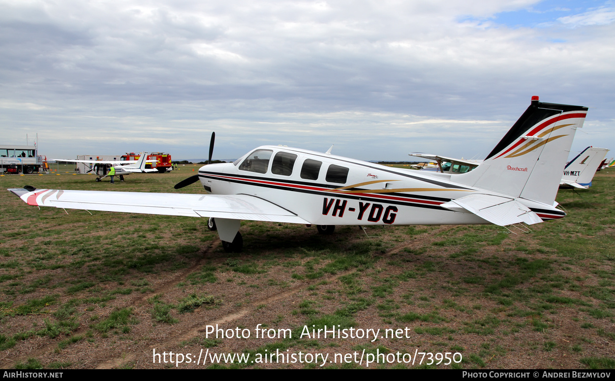 Aircraft Photo of VH-YDG | Raytheon A36 Bonanza 36 | AirHistory.net #73950