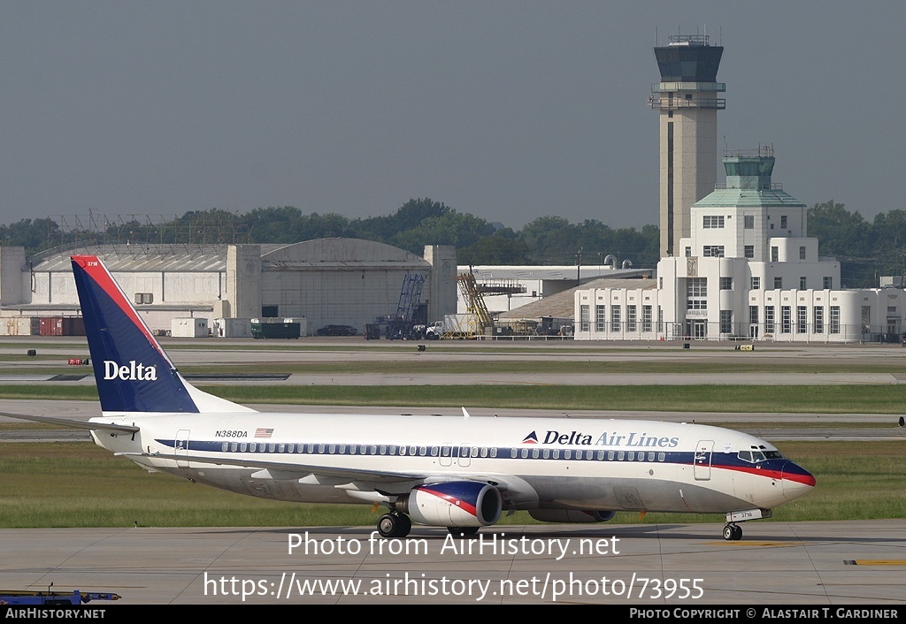 Aircraft Photo of N388DA | Boeing 737-832 | Delta Air Lines | AirHistory.net #73955