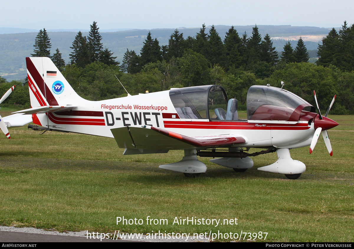 Aircraft Photo of D-EWET | Robin DR-400-180R Remo 180 | Fliegerschule Wasserkuppe | AirHistory.net #73987