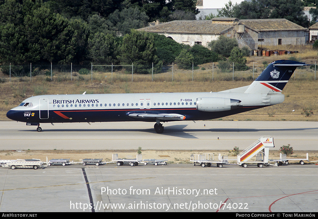 Aircraft Photo of F-GIOA | Fokker 100 (F28-0100) | British Airways | AirHistory.net #74022