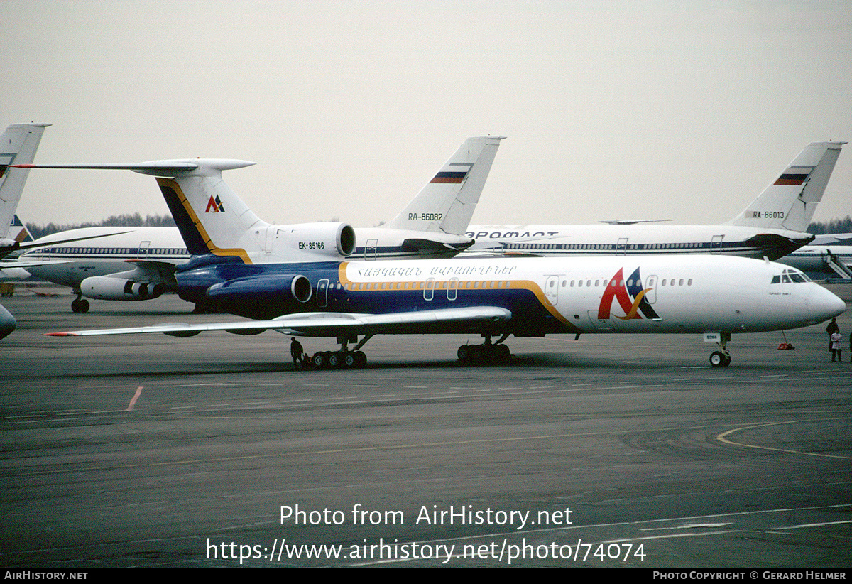 Aircraft Photo of EK-85166 | Tupolev Tu-154B-1 | Armenian Airlines | AirHistory.net #74074