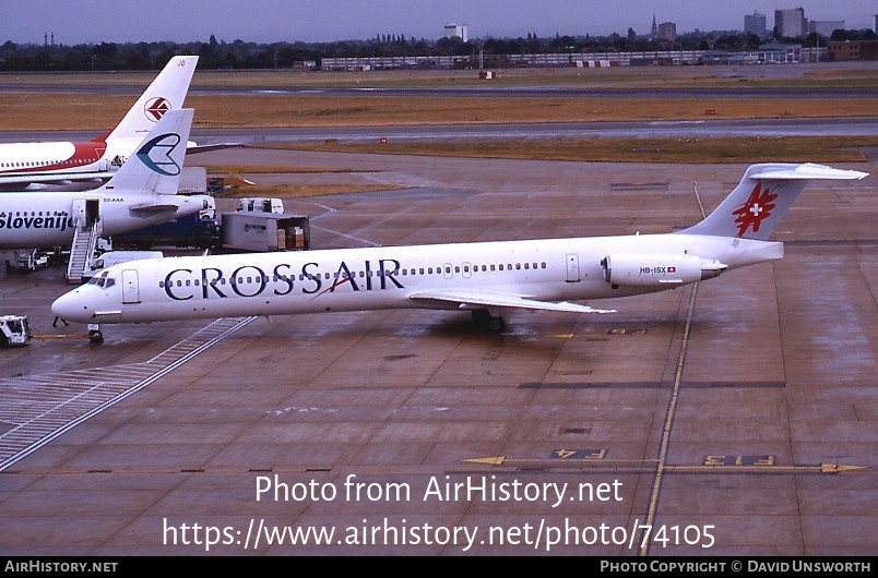 Aircraft Photo of HB-ISX | McDonnell Douglas MD-83 (DC-9-83) | Crossair | AirHistory.net #74105