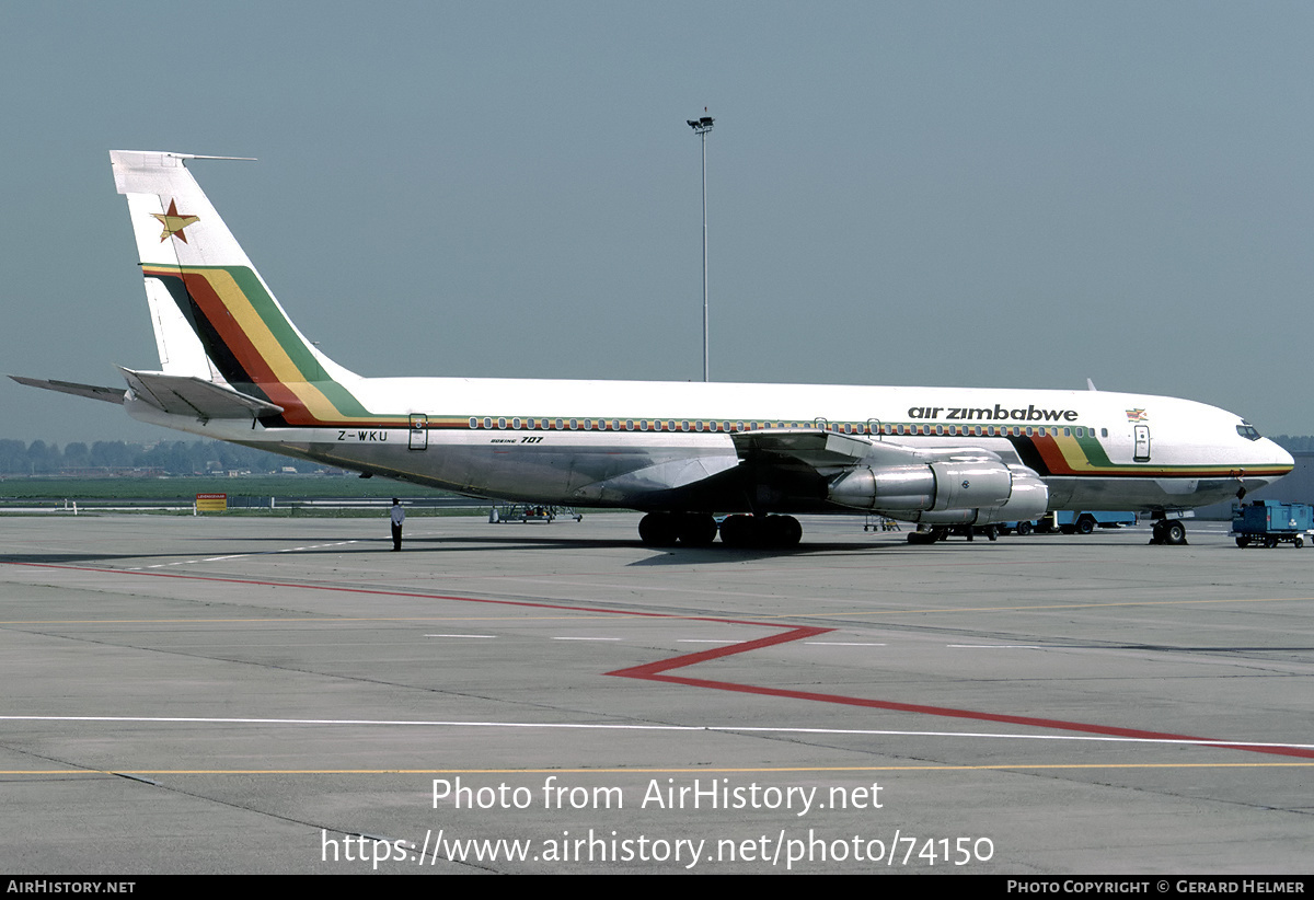 Aircraft Photo of Z-WKU | Boeing 707-330B | Air Zimbabwe | AirHistory.net #74150