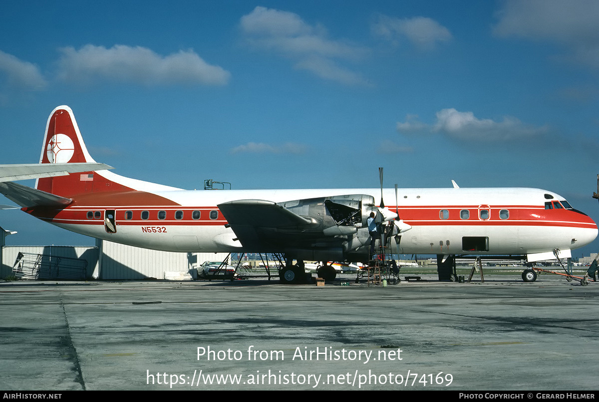 Aircraft Photo of N5532 | Lockheed L-188A Electra | Galaxy Airlines | AirHistory.net #74169