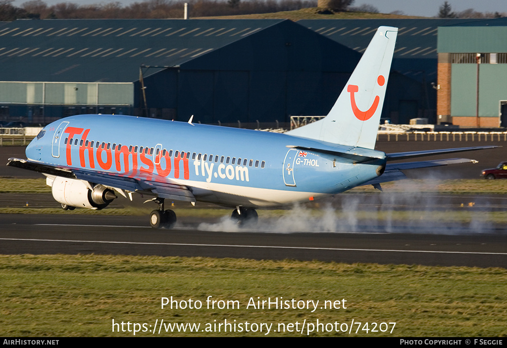 Aircraft Photo of G-THOL | Boeing 737-36N | Thomsonfly | AirHistory.net #74207