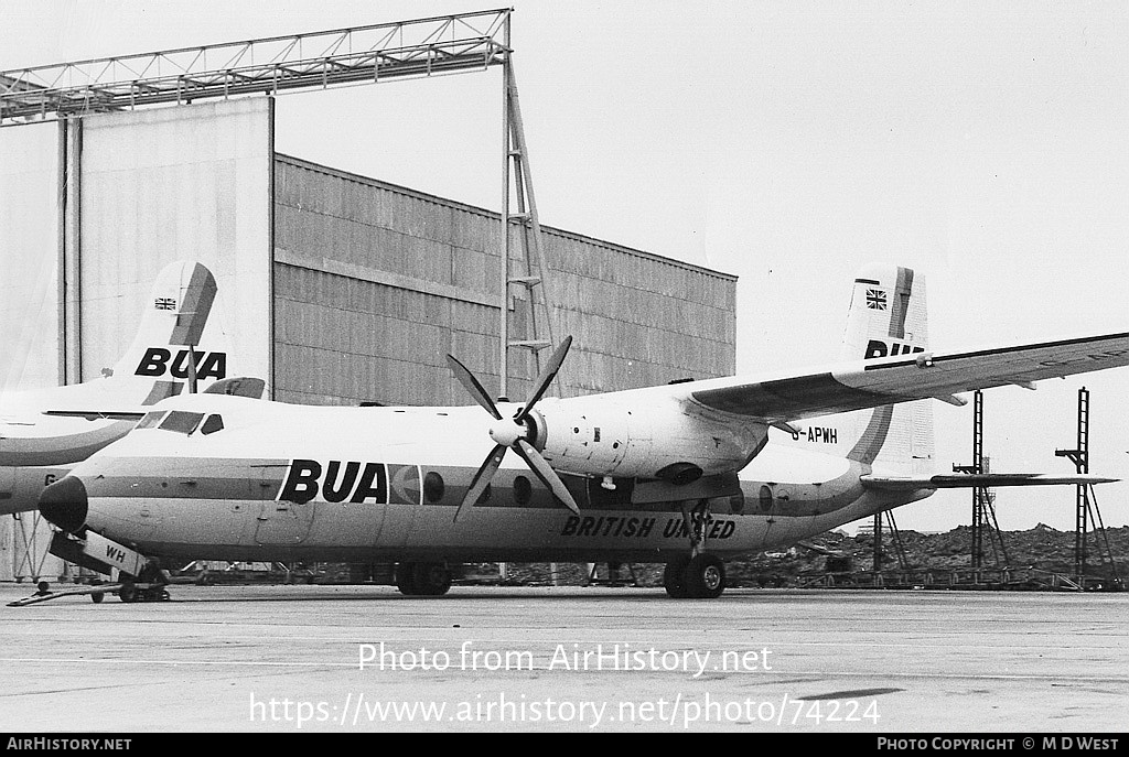 Aircraft Photo of G-APWH | Handley Page HPR-7 Herald 201 | British United Airways - BUA | AirHistory.net #74224