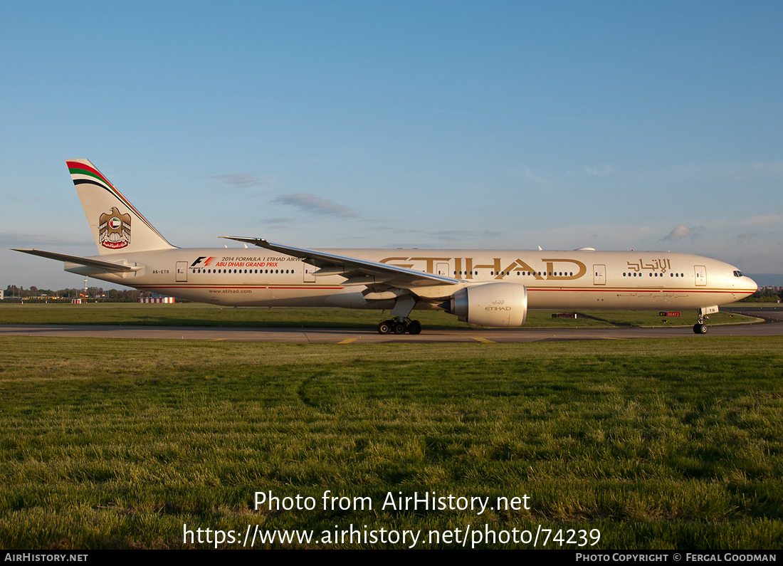 Aircraft Photo of A6-ETR | Boeing 777-3FX/ER | Etihad Airways | AirHistory.net #74239