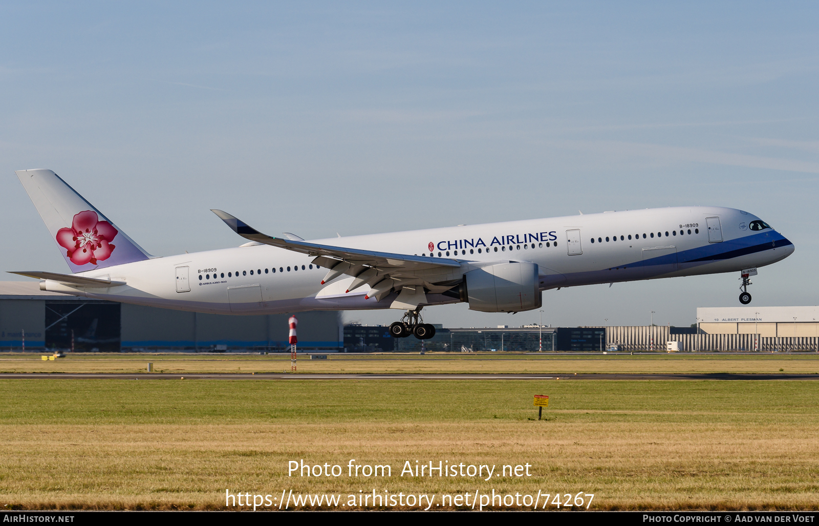 Aircraft Photo Of B-18909 | Airbus A350-941 | China Airlines ...