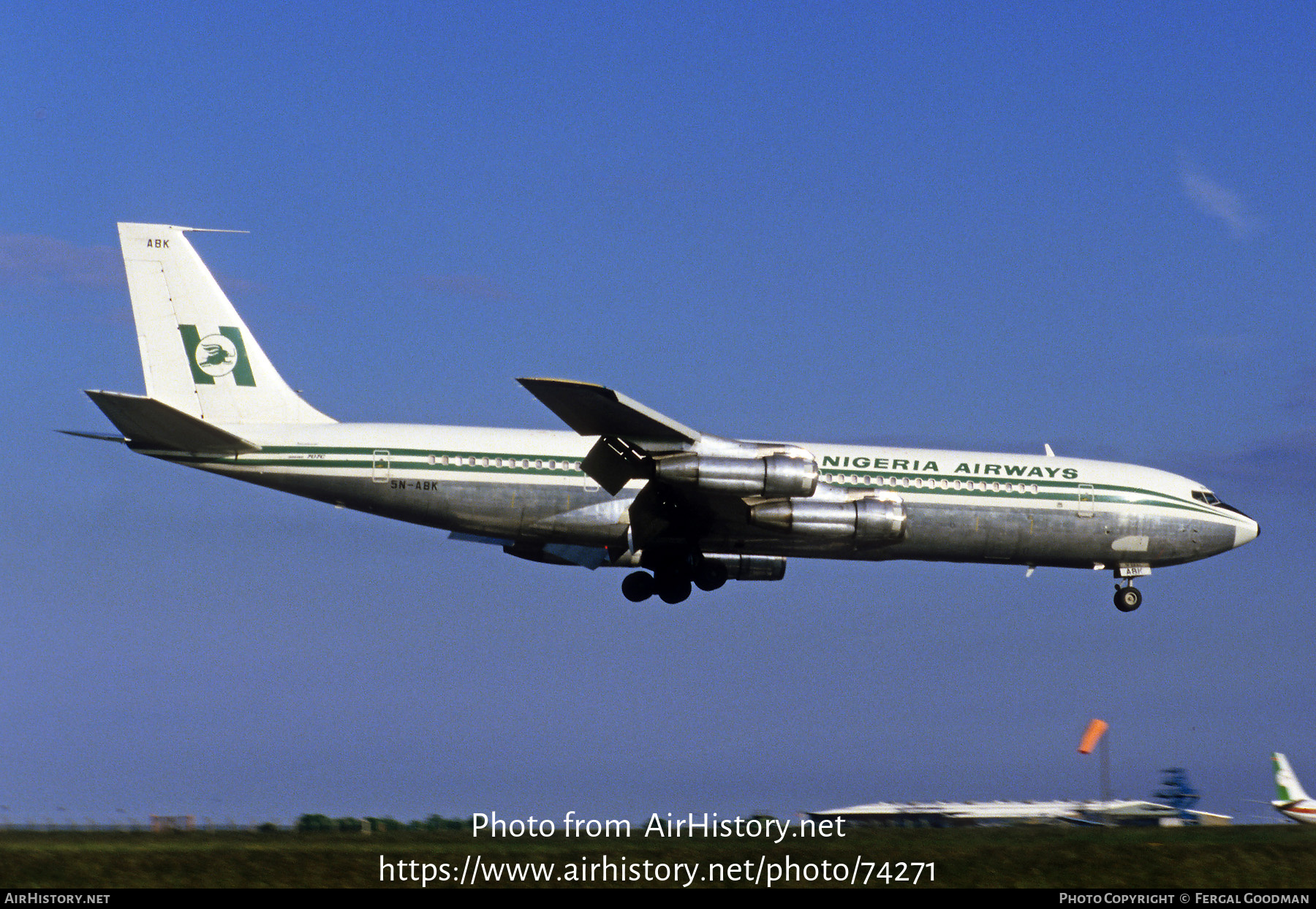 Aircraft Photo of 5N-ABK | Boeing 707-3F9C | Nigeria Airways | AirHistory.net #74271