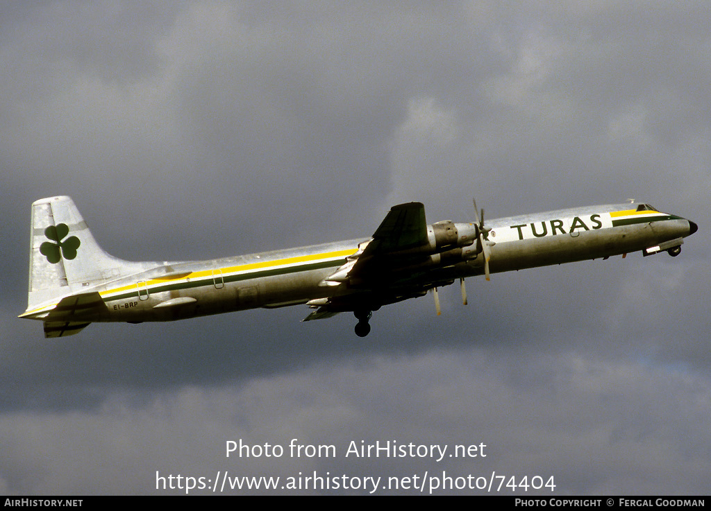 Aircraft Photo of EI-BRP | Canadair CL-44J | Aer Turas | AirHistory.net #74404