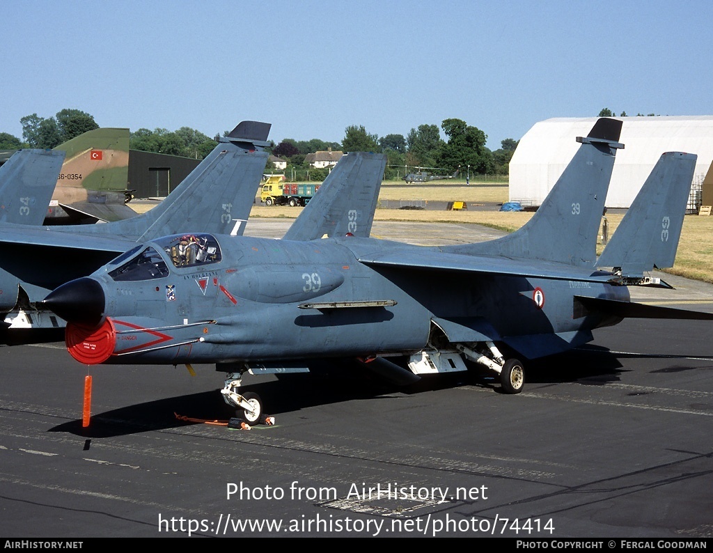 Aircraft Photo of 39 | Vought F-8P Crusader | France - Navy | AirHistory.net #74414