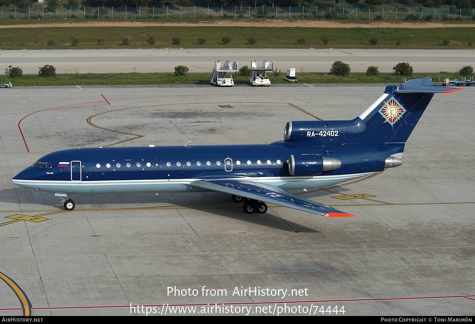 Aircraft Photo of RA-42402 | Yakovlev Yak-42D | Yak Service | AirHistory.net #74444