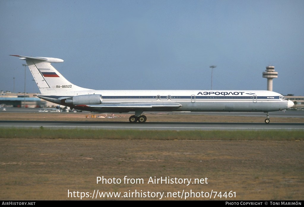 Aircraft Photo of RA-86522 | Ilyushin Il-62M | Aeroflot | AirHistory.net #74461