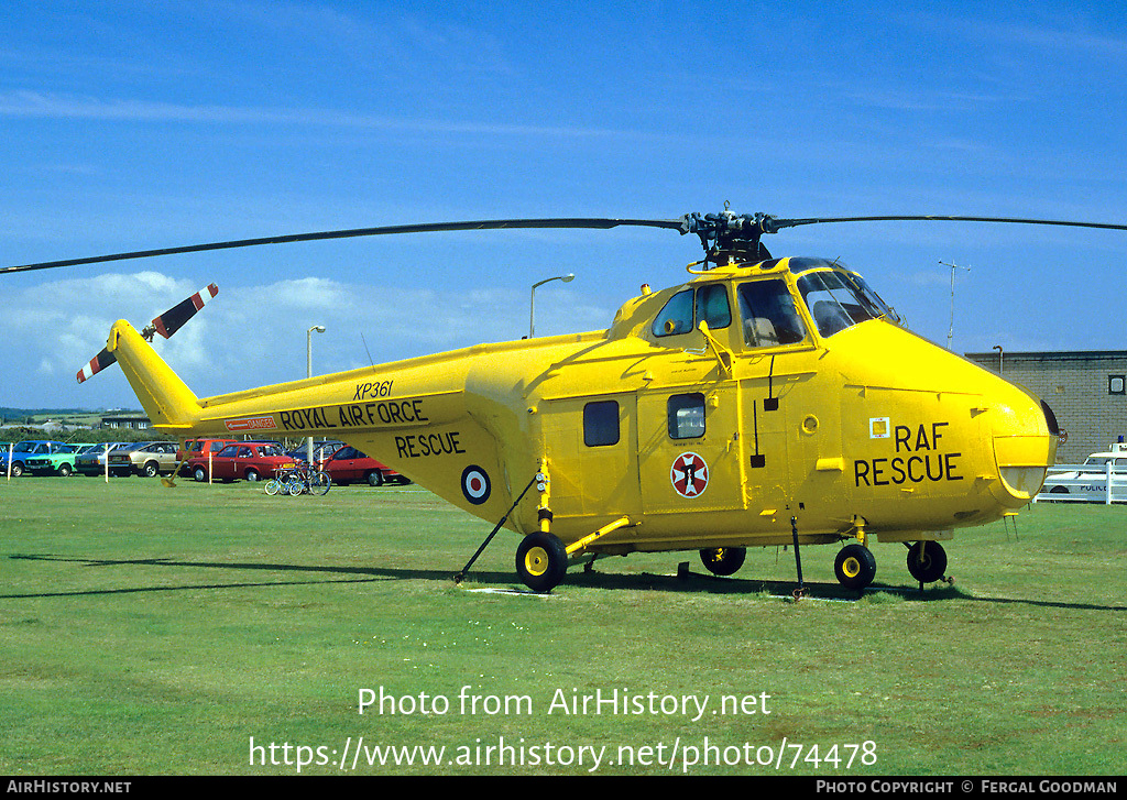 Aircraft Photo of XP361 | Westland WS-55-3 Whirlwind HAR10 | UK - Air Force | AirHistory.net #74478