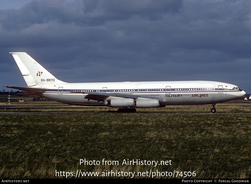 Aircraft Photo of RA-86113 | Ilyushin Il-86 | Hajvairy Airlines | AirHistory.net #74506