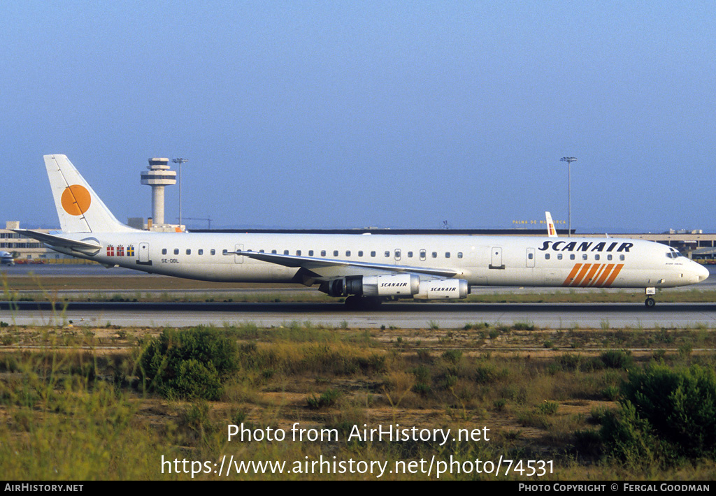 Aircraft Photo of SE-DBL | McDonnell Douglas DC-8-63 | Scanair | AirHistory.net #74531