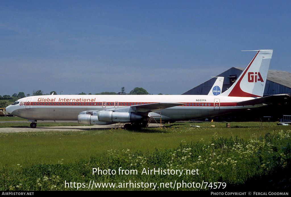 Aircraft Photo of N881PA | Boeing 707-321B | Global ...