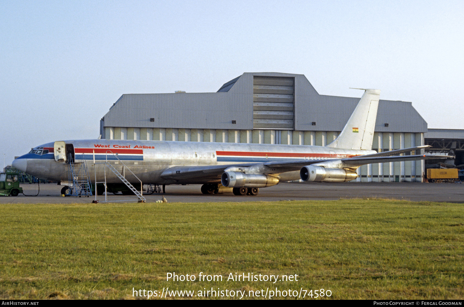 Aircraft Photo of 9G-ACY | Boeing 707-331C | West Coast Airlines | AirHistory.net #74580