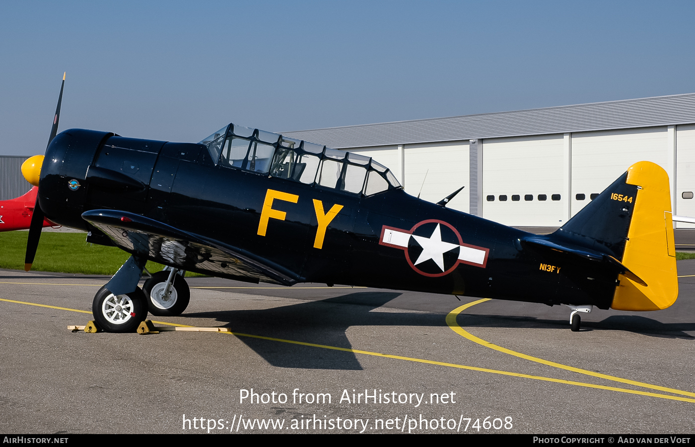 Aircraft Photo of N13FY / 16544 | North American AT-6A Texan | USA - Air Force | AirHistory.net #74608