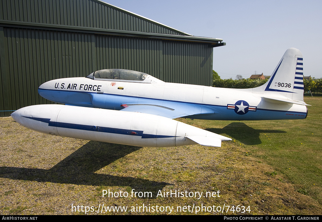 Aircraft Photo of 51-9036 / AF51-9036 | Lockheed T-33A | USA - Air Force | AirHistory.net #74634