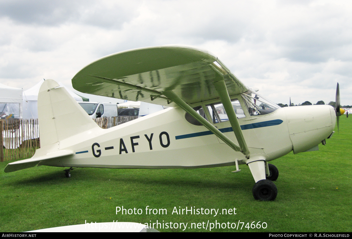 Aircraft Photo of G-AFYO | Stinson 105 HW-75 | AirHistory.net #74660
