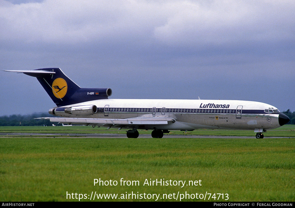 Aircraft Photo of D-ABRI | Boeing 727-230/Adv | Lufthansa | AirHistory.net #74713