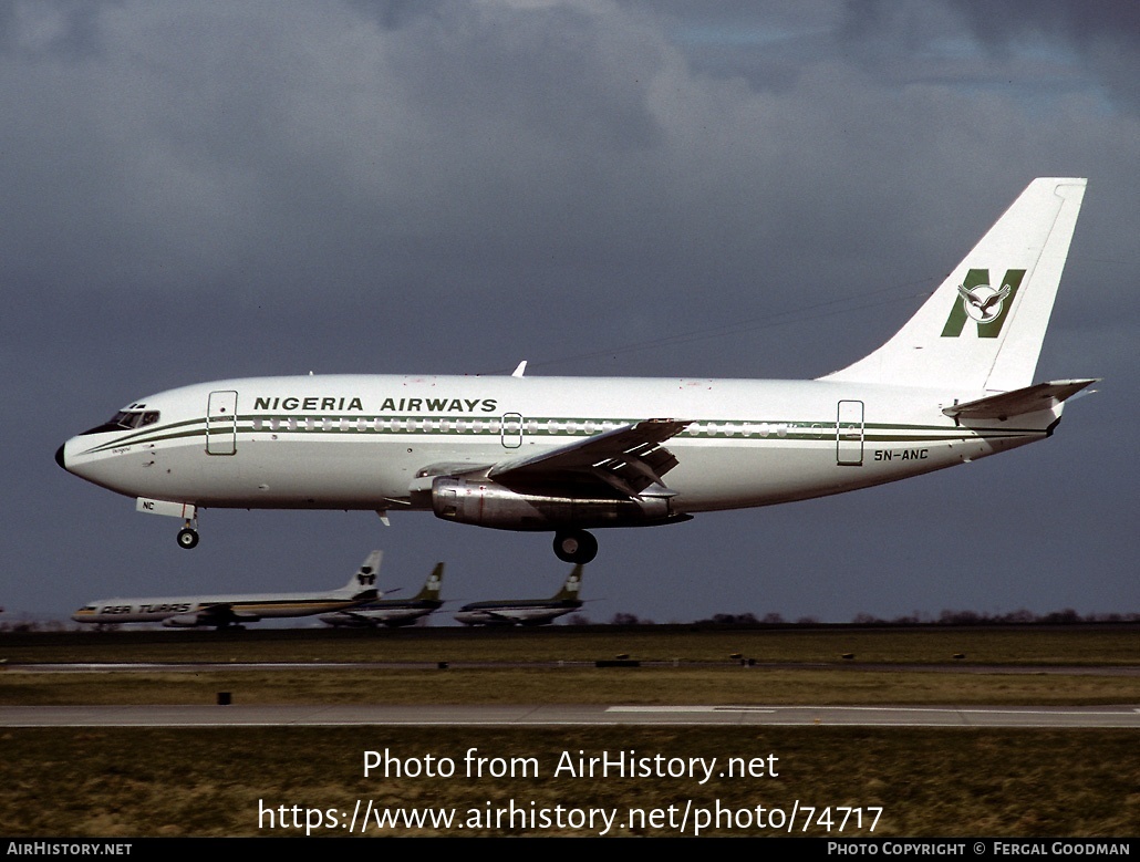 Aircraft Photo of 5N-ANC | Boeing 737-2F9/Adv | Nigeria Airways | AirHistory.net #74717