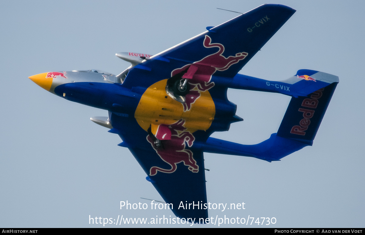 Aircraft Photo of G-CVIX | De Havilland D.H. 110 Sea Vixen D3 | Red Bull | AirHistory.net #74730