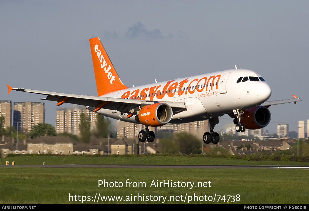 Aircraft Photo of G-EZIU | Airbus A319-111 | EasyJet | AirHistory.net #74738