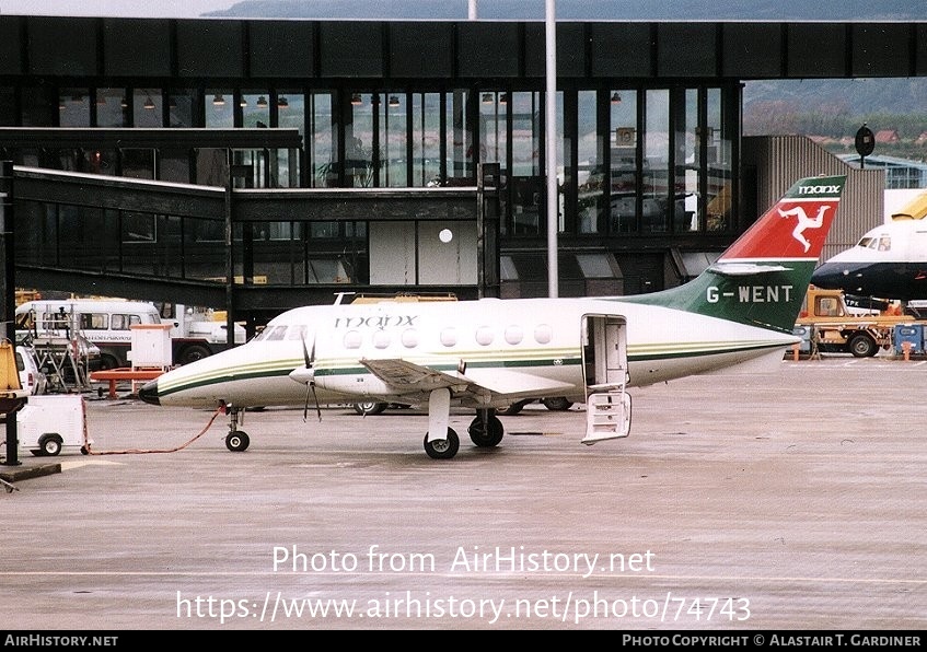 Aircraft Photo of G-WENT | British Aerospace BAe-3102 Jetstream 31 | Manx Airlines | AirHistory.net #74743