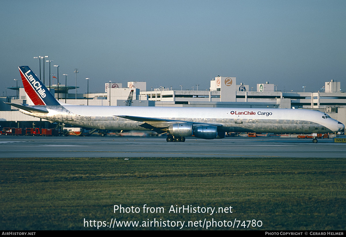 Aircraft Photo of CC-CDS | McDonnell Douglas DC-8-71(F) | LAN Chile Cargo - Línea Aérea Nacional | AirHistory.net #74780