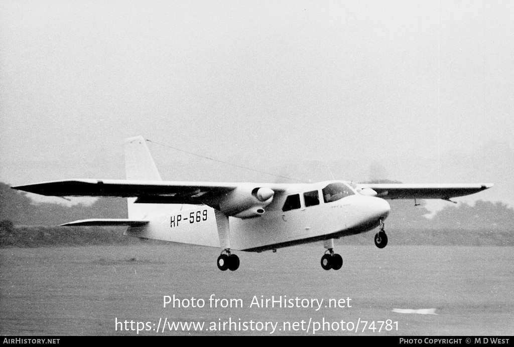 Aircraft Photo of HP-569 | Britten-Norman BN-2A-7 Islander | AirHistory.net #74781