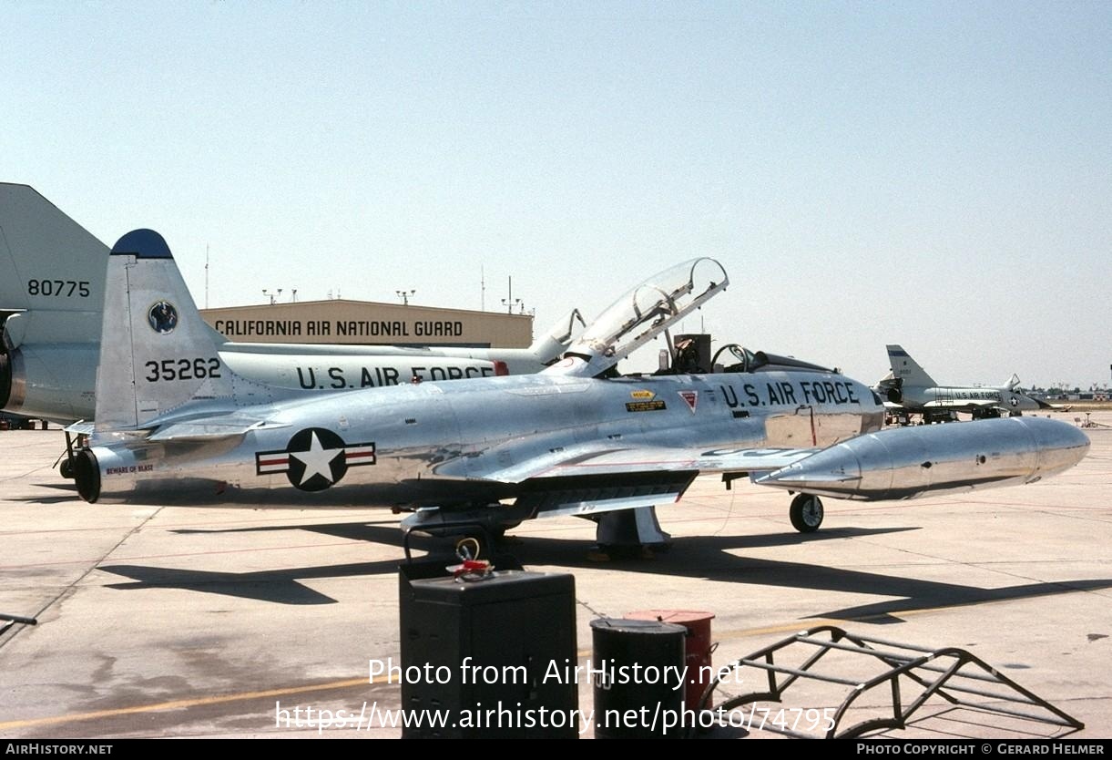 Aircraft Photo of 53-5262 / 35262 | Lockheed T-33A | USA - Air Force | AirHistory.net #74795