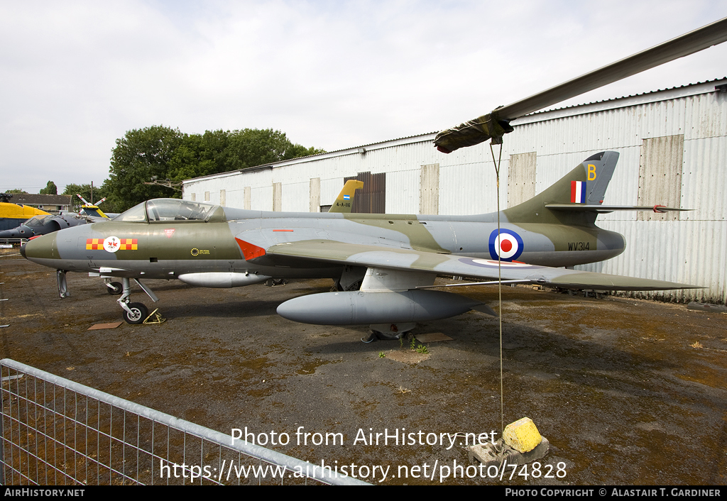 Aircraft Photo of WV314 | Hawker Hunter F51 | UK - Air Force | AirHistory.net #74828