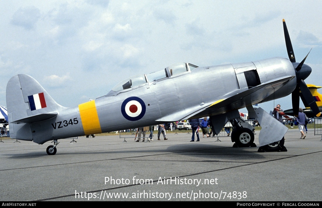 Aircraft Photo of VZ345 | Hawker Sea Fury T20S | UK - Air Force | AirHistory.net #74838