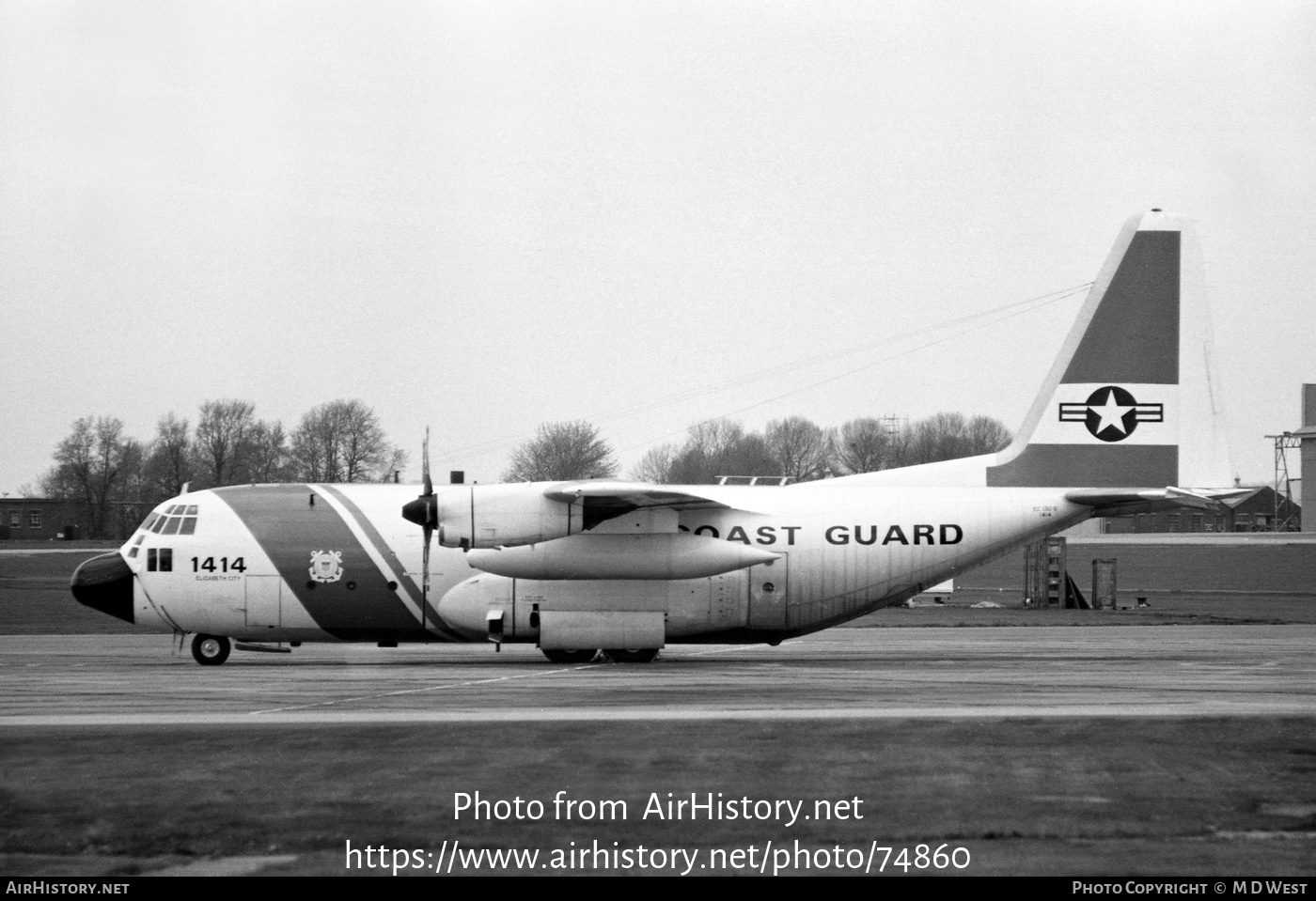 Aircraft Photo of 1414 | Lockheed HC-130E Hercules (L-382) | USA - Coast Guard | AirHistory.net #74860