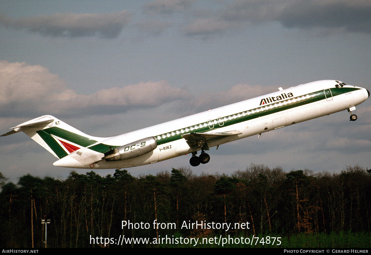 Aircraft Photo of I-RIKZ | McDonnell Douglas DC-9-32 | Alitalia | AirHistory.net #74875