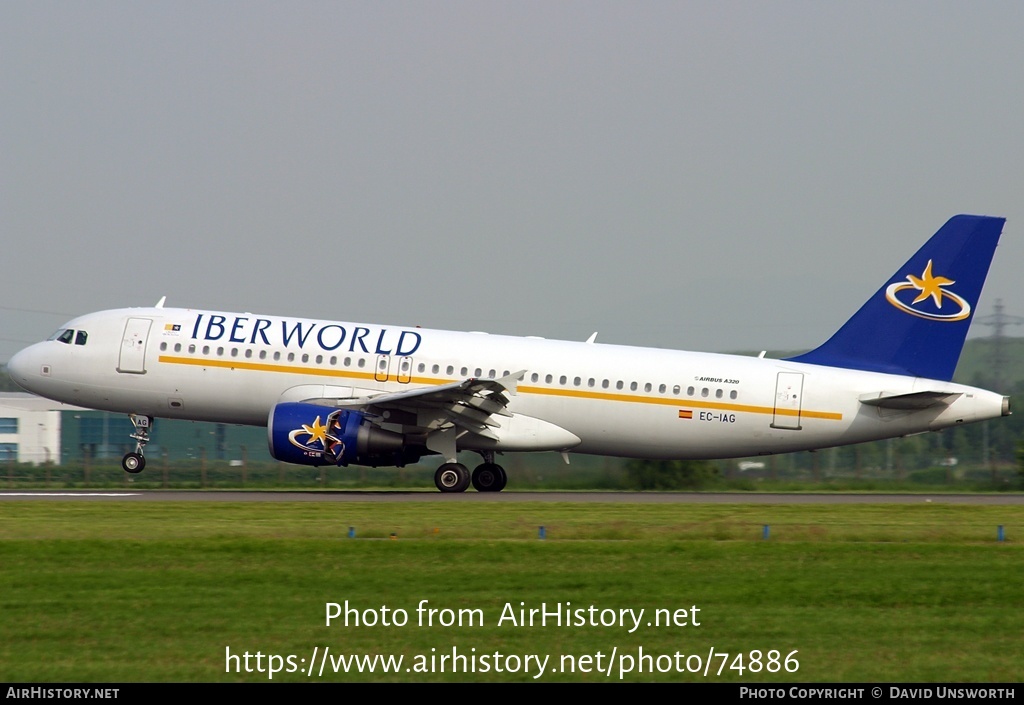 Aircraft Photo of EC-IAG | Airbus A320-214 | Iberworld Airlines | AirHistory.net #74886