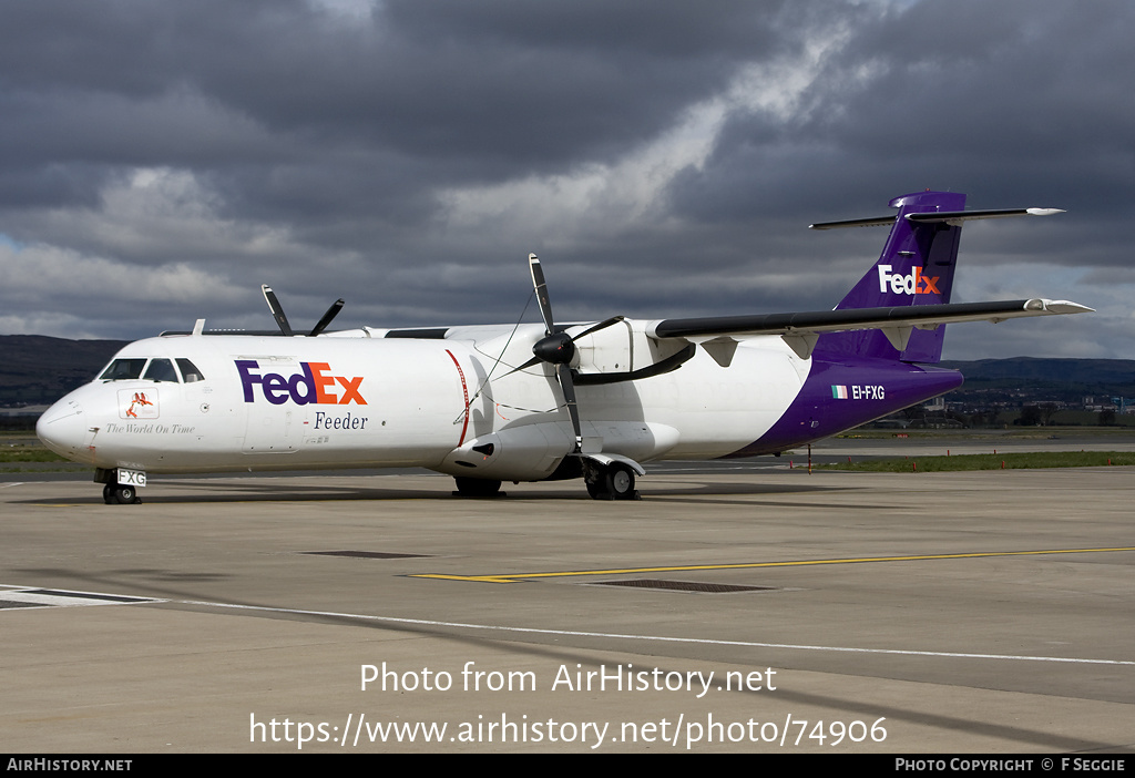 Aircraft Photo of EI-FXG | ATR ATR-72-202/F | FedEx Feeder | AirHistory.net #74906