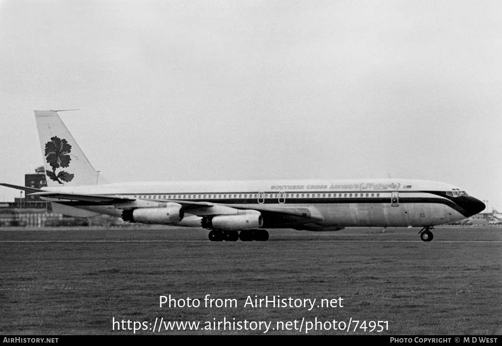 Aircraft Photo of 9M-AQD | Boeing 707-321 | Southern Cross Airways ...