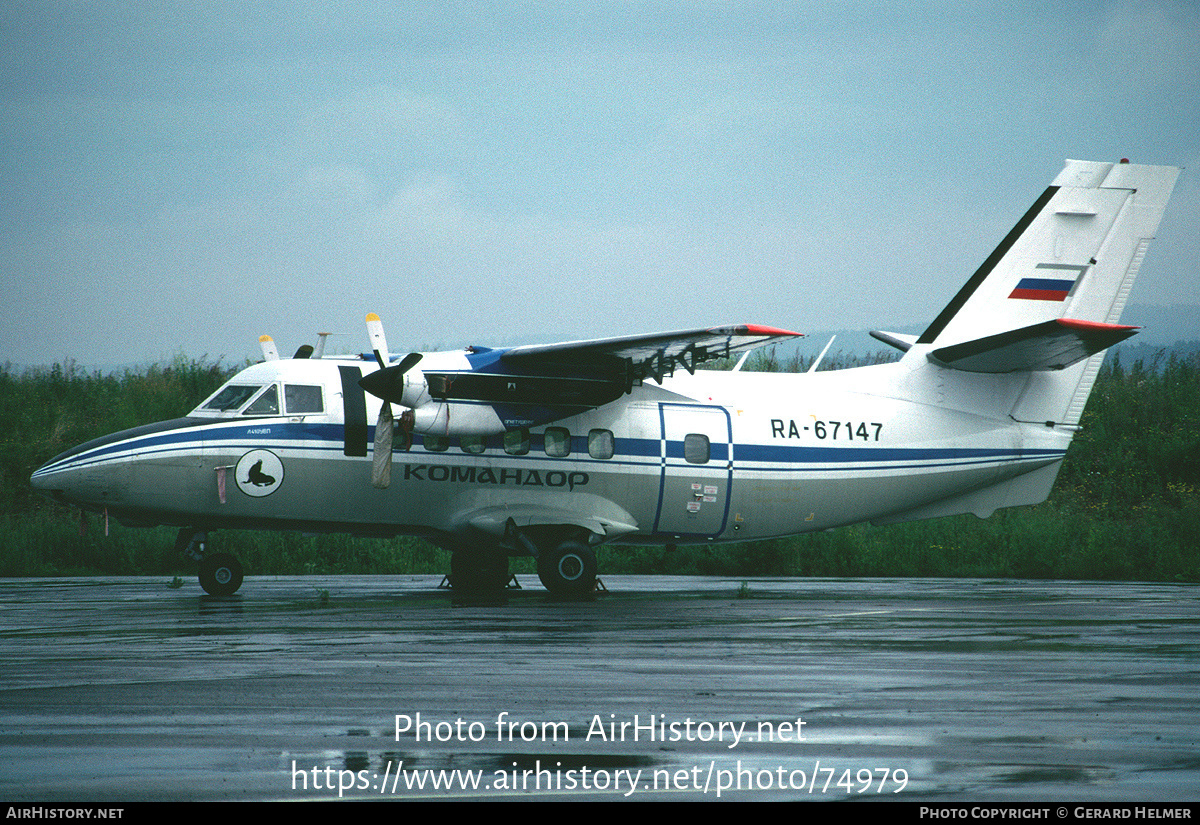 Aircraft Photo of RA-67147 | Let L-410UVP Turbolet | Komandor | AirHistory.net #74979